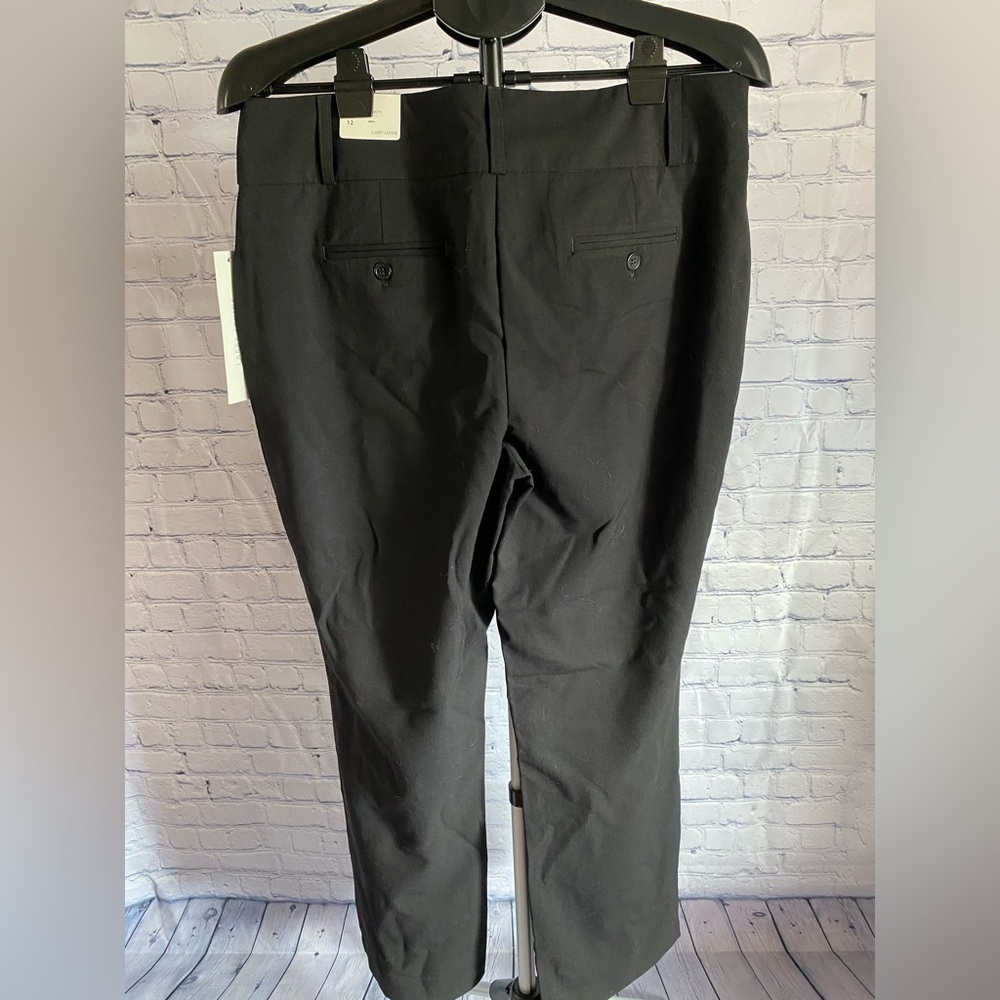 NWT Larry Levine Women’s Black Trousers - Picture 2 of 4